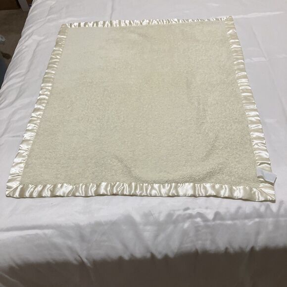 carters baby kisses Baby blanket frog duck Fleece Vintage Butter Yellow 34x29” - Picture 8 of 11